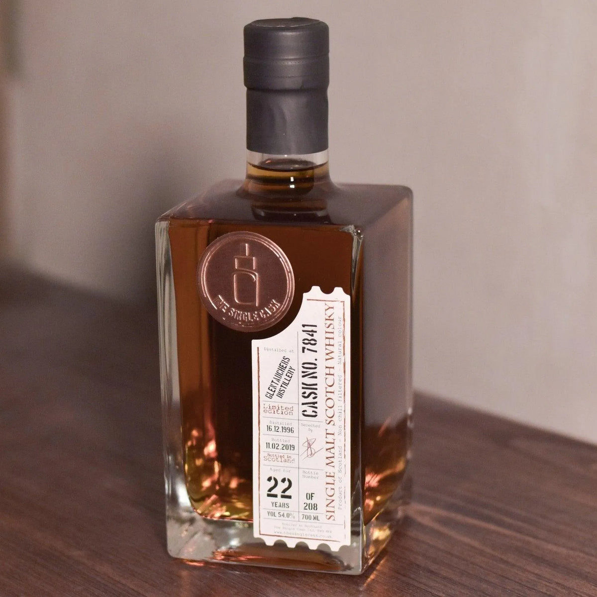 The Single Cask - Glentauchers 22 Year Old 1996 Cask 7841 - The Rare Malt