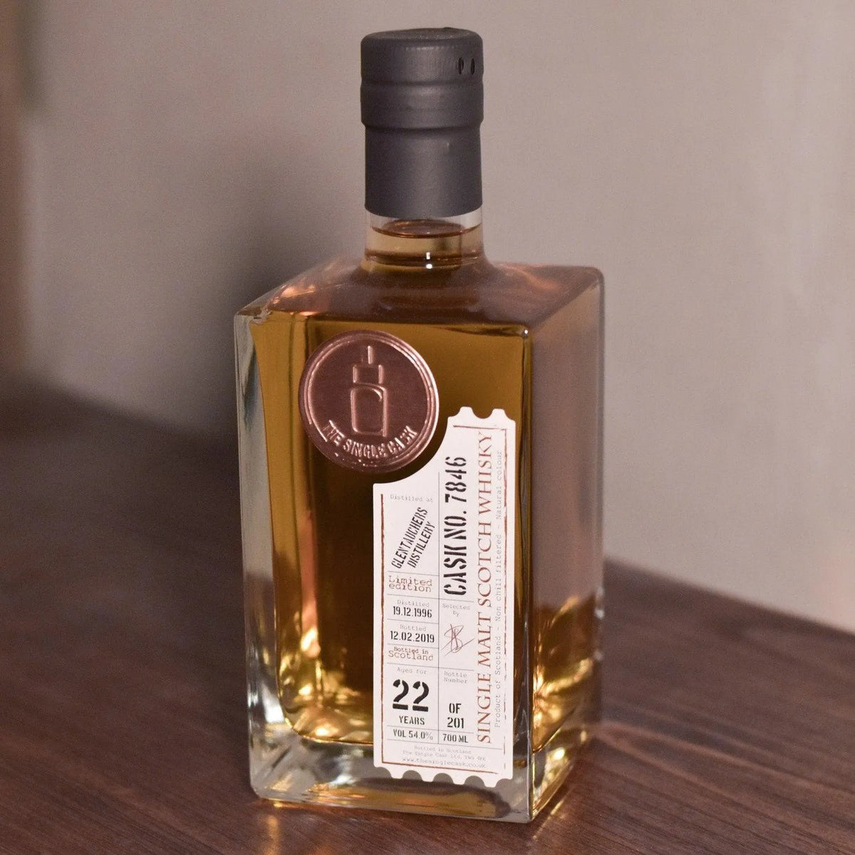 The Single Cask - Glentauchers 22 Year Old 1996 Cask 7846 - The Rare Malt