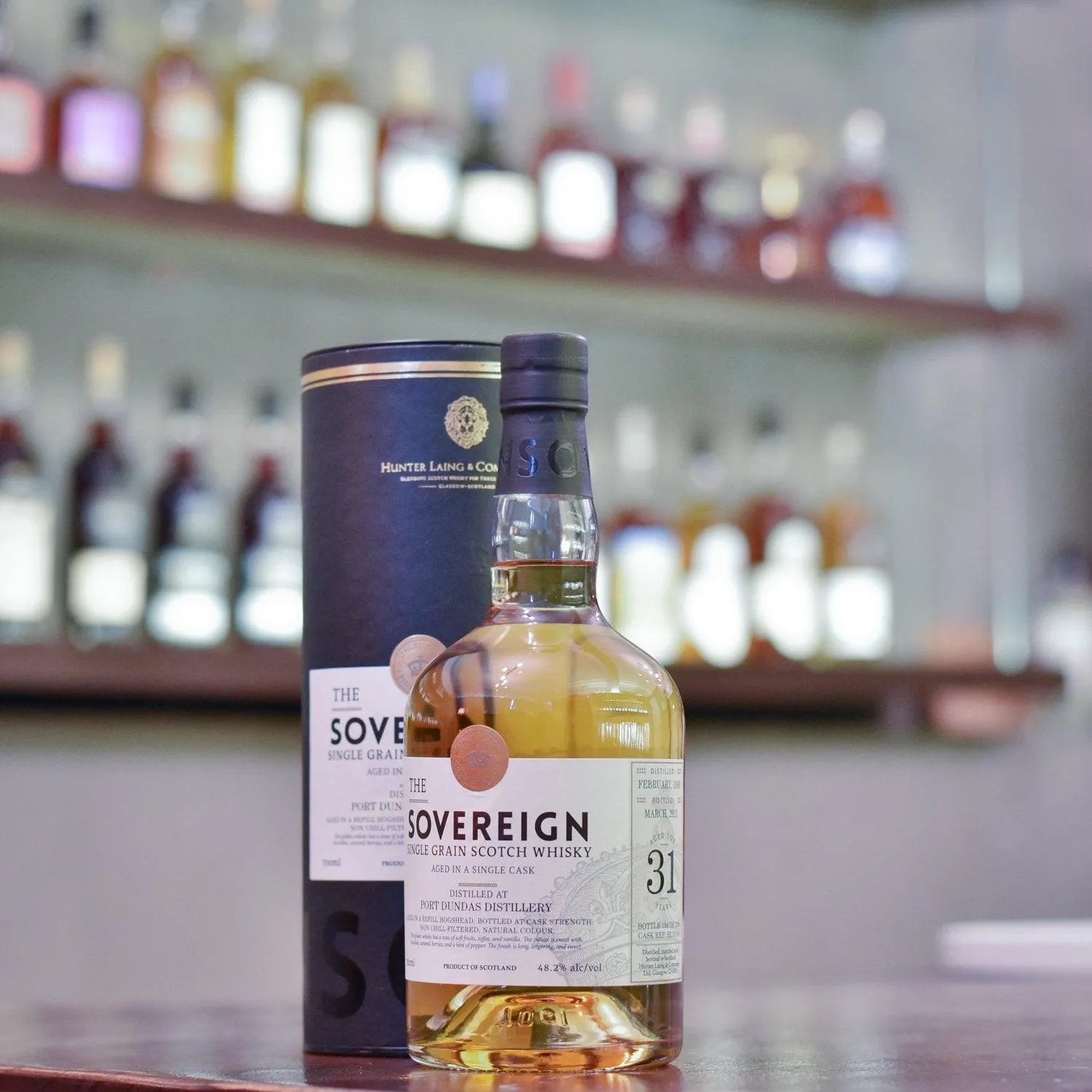The Sovereign - Port Dundas 31 Year Old 1990 Cask HL 18165 - The Rare Malt