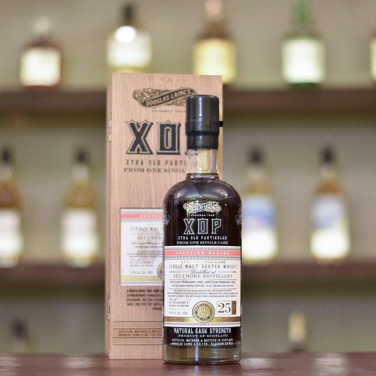 XOP - Aultmore 25 Year Old 1990 Sherry Butt Cask DL 11066 - The Rare Malt