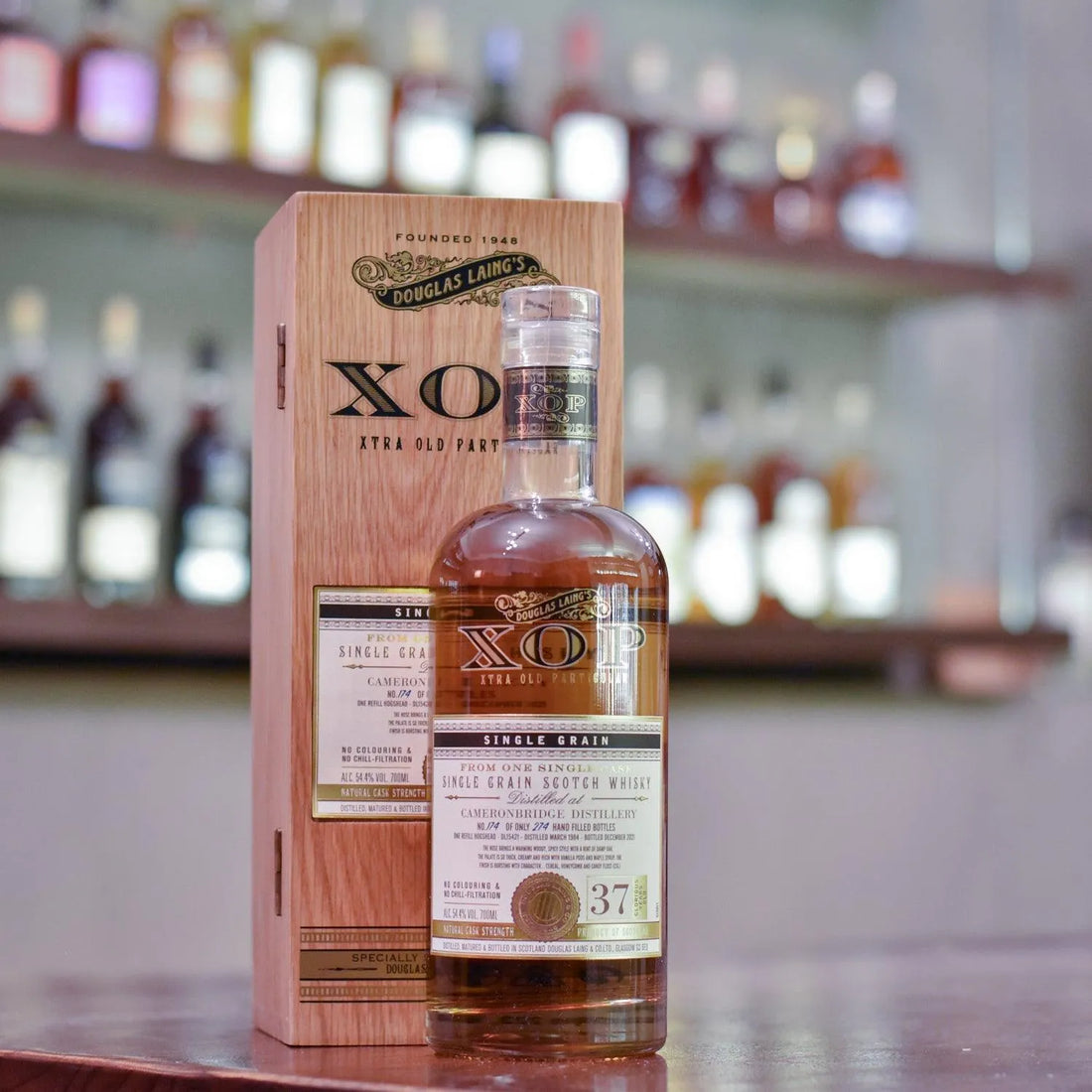 XOP - Cameronbridge 37 Year Old 1984 Cask DL 15421 - The Rare Malt