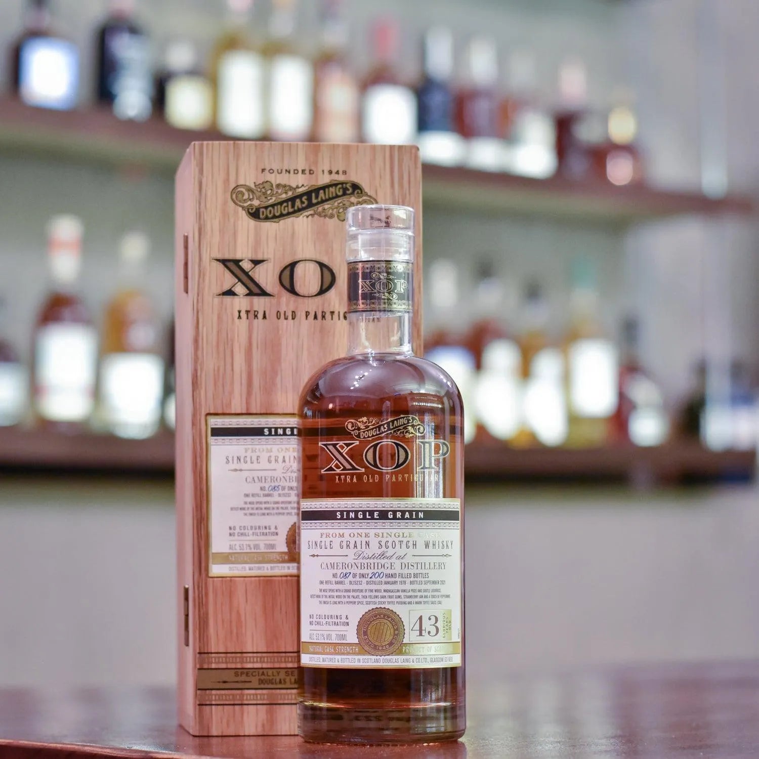 XOP - Cameronbridge 43 Year Old 1978 Cask DL 15232 - The Rare Malt