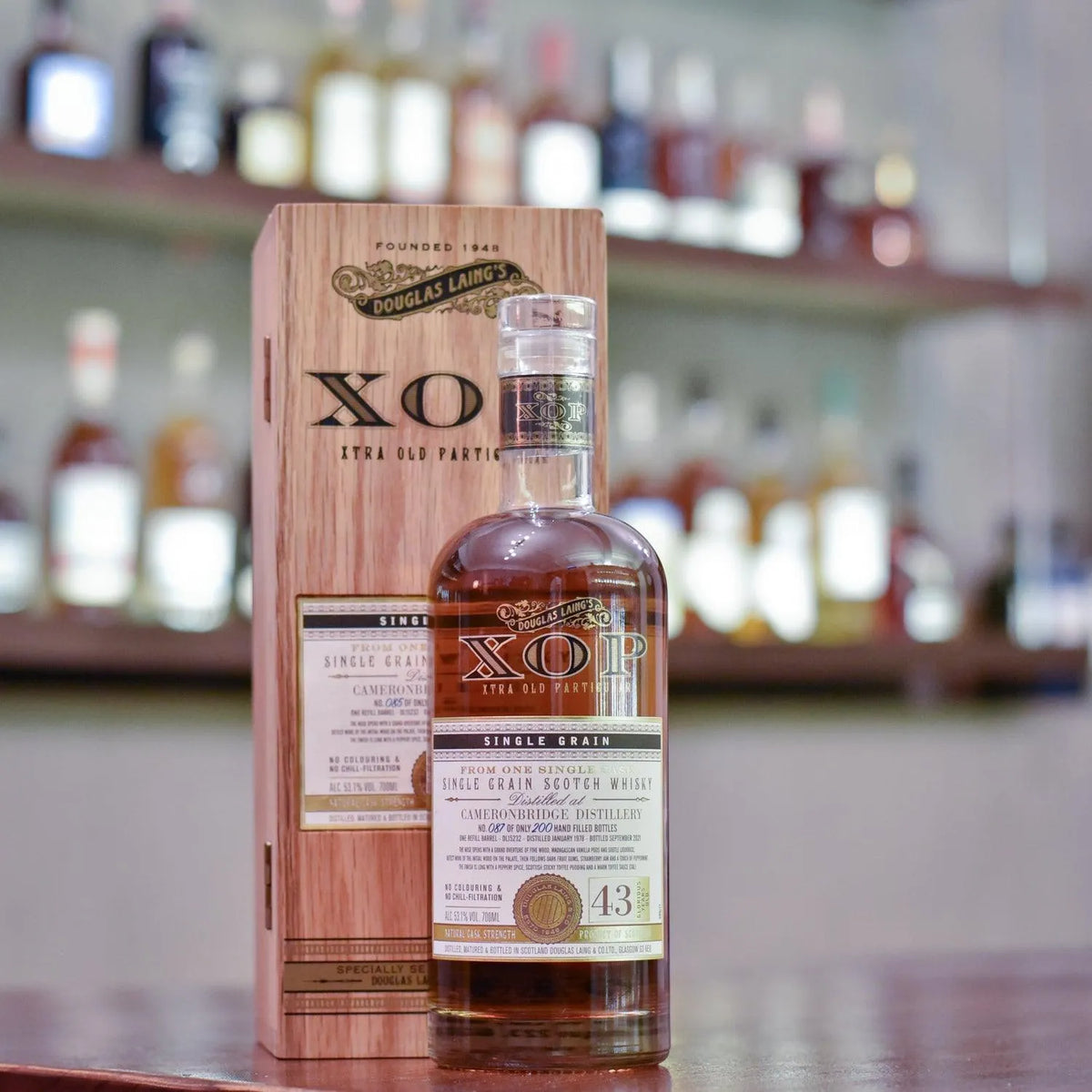 XOP - Cameronbridge 43 Year Old 1978 Cask DL 15232 - The Rare Malt